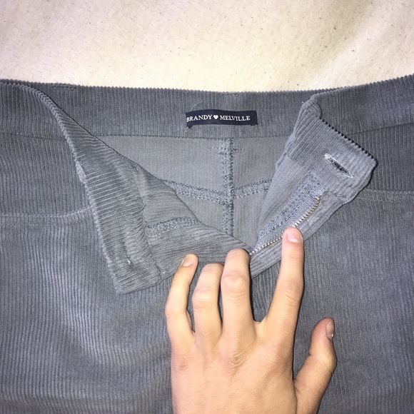 brant melville john galt blue corduroy skirt - Picture 2 of 4